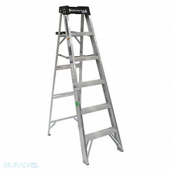 LOUISVILLE Stepladder Alum 6 ft 300 lb., 36Y391