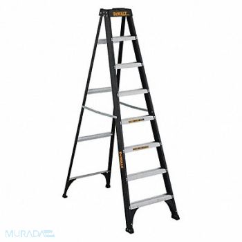 DEWALT Stepladder Fg 8 ft 250 lb., 36Y406