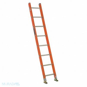 LOUISVILLE Straight Ladder 8 ft 300 lb Fg, 36Y415