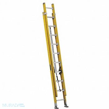 LOUISVILLE Extension Ladder Fiberglass 20 ft IAA, 36Y422