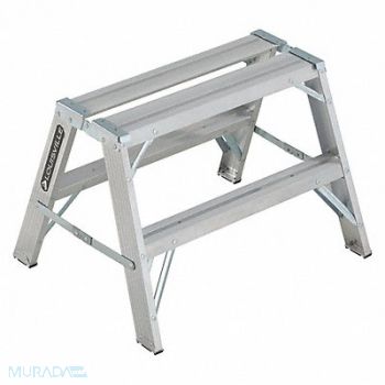 LOUISVILLE Sawhorse Ladder Aluminum 33-1/4 W 25 H, 36Y489