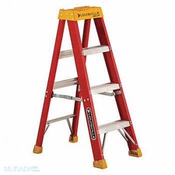 LOUISVILLE Stepladder Fg 4 ft 300 lb., 36Y495
