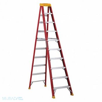 LOUISVILLE Stepladder Fg 10 ft 300 lb., 36Y498
