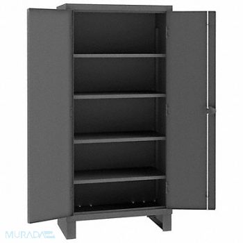 DURHAM MFG Storage Cabinet 78 x48 x24 Gray 4Shlv, 34A983