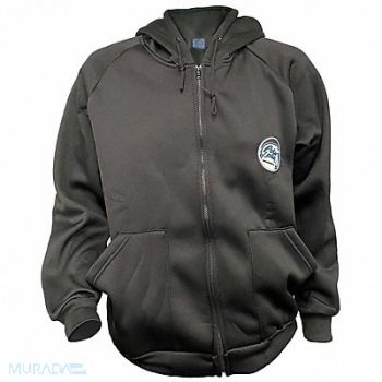 POLAR PLUS Hooded Jacket Black S, 46V346