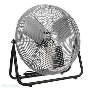 TPI INDUSTRIAL Floor Fan 18 120V TEAO 1/8HP 1.5A Gray, 373J17