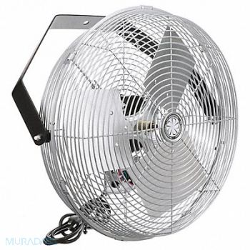 TPI INDUSTRIAL Workstation Fan 18 120V TEAO 1/8HP Gry, 373J32