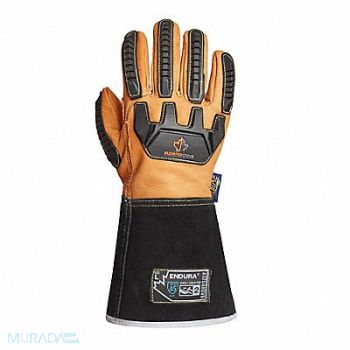 ENDURA Work Gloves Drivers 2XL Leather PR, 793WM6