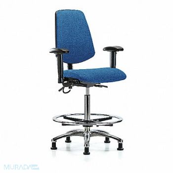 BLUE RIDGE ERGONOMICS Fab ESD Hi Md Bk AA FR Stat Blue, 376K05