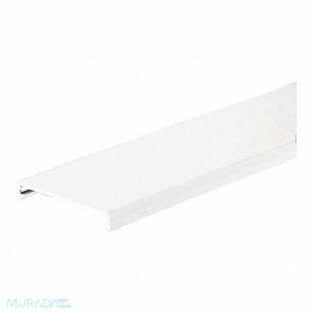 PANDUIT Duct Cvr Pvc 3w x 6 ft Wht PK6, 376Y07