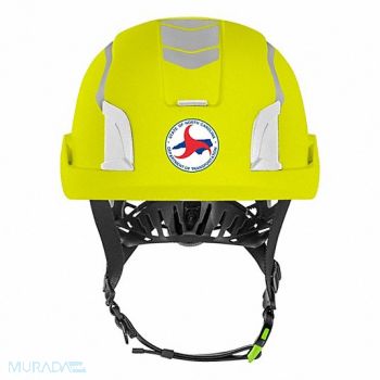 KASK AMERICA INC Hard Hat Hi-Viz Yellow ST of NC Logoed, 377NA0