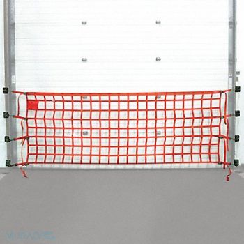 US NETTING Wall Mounted Loading Dock Barrier 4x32, 378N53