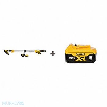 DEWALT Cordless Drywall Sander L 49 in, 379AM8