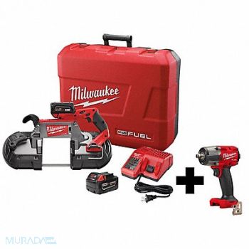 MILWAUKEE M18 FUEL Band Saw Kit w 1/2 Mid-Torque, 379CU9