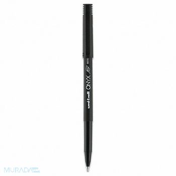 UNI-BALL Pen Uniball Micro Onyx BLK PK12, 380FA6