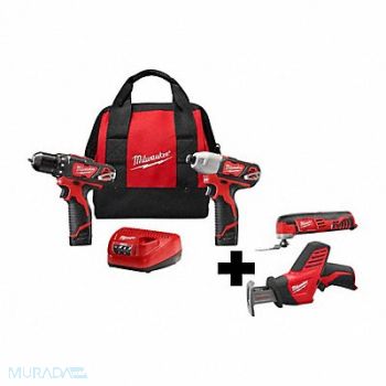 MILWAUKEE M12 2Pcs Kit M12 Hackzall M12 Multitool, 380FM9