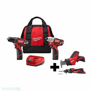 MILWAUKEE M12 2Pcs Kit M12 Hackzall M12 Soldiron, 380FN0