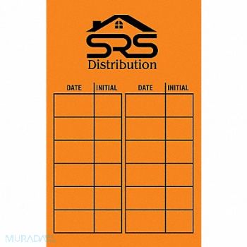 ACCUFORM Label SRS DIST Date 4in H x 2.5 in W., 380YJ5