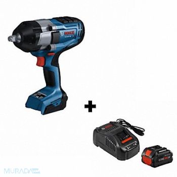 BOSCH Cordless Impact Wrench Kit 18V, 381RV6
