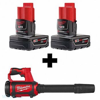 MILWAUKEE M12 Battery Pack M12 Compact Blower, 382YY2