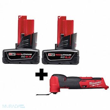MILWAUKEE M12 Battery M12 Battery M12 Multi-Tool, 382ZA2