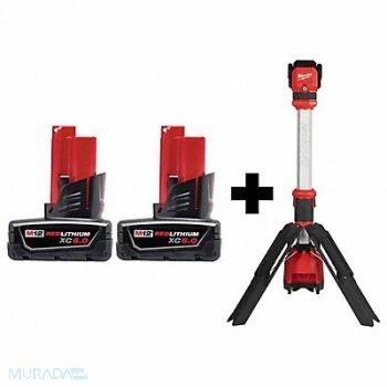 MILWAUKEE M12 Battery M12 Battery M12 Tower Light, 382ZA6