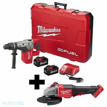 MILWAUKEE M18 Hammer Drill Kit M18 Braking Grinder, 382ZE0