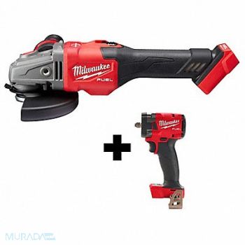 MILWAUKEE M18 Fuel 6 BrkngGrndrKit 3/8 CPIW, 382ZF6