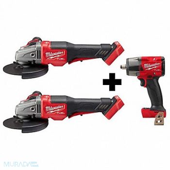 MILWAUKEE M18 Fuel (2) Fuel 4.5-6 Grinders Torque, 382ZG6