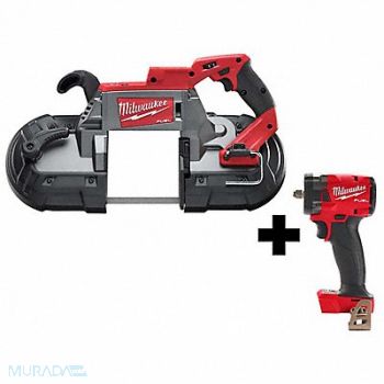 MILWAUKEE M18 Fuel Deep Cut Band Saw 3/8 Impact, 382ZG7