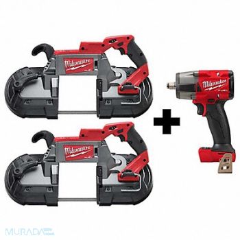 MILWAUKEE M18 Fuel (2) Fuel Band Saw Fuel 1/2 MTIW, 382ZH6