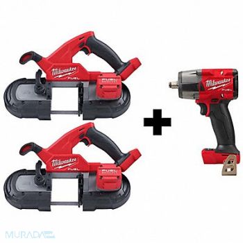 MILWAUKEE M18 Fuel (2) CP Band Saw Fuel1/2 MTIW, 382ZH9