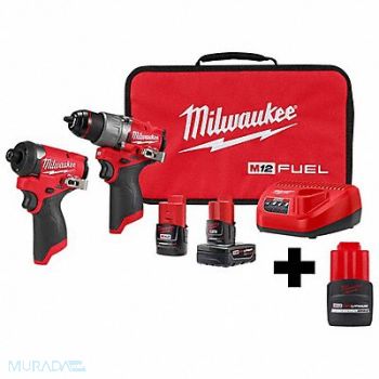 MILWAUKEE M12 FUEL 2-Tool Combo Kit M12 CP2.5, 384NN8