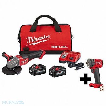 MILWAUKEE M18 FUEL Braking Grinder 1/2 Imp Wr, 384NT4