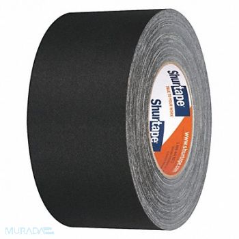 SHURTAPE Duct Tape Black 72mmx55m Light DutyPK16, 388A15