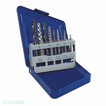 IRWIN Screw Extractor Set 10 pcs, 388R07