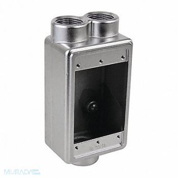 CALBRITE Weatherproof Box 5.90 2.83 25cu. in, 38AX95