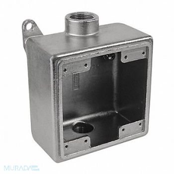 CALBRITE Weatherproof Box 2Gang 2.67 x6.3 x4.67, 38AY02