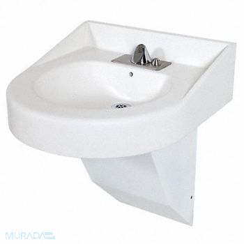 BestCare BathSink DShap 15in x 12in x4in, 38C427