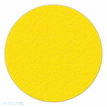 INCOM MANUFACTURING Floor Tape Yellow 6 inx6 in Circle PK25, 38CE80