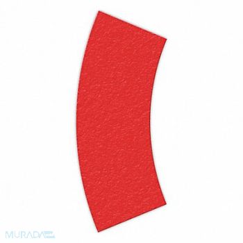 INCOM MANUFACTURING Floor Tape Red 2 1/2 inx6 in Arc PK25, 38CE86