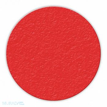 INCOM MANUFACTURING Floor Tape Red 3 inx3 in Circle PK25, 38CE92