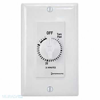 INTERMATIC Timer Spring Wound 30 Min Hold Feature, 38D059