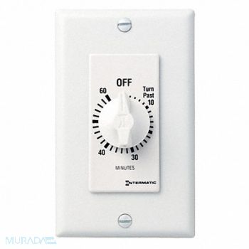 INTERMATIC Timer Spring Wound 60 Min, 38D060