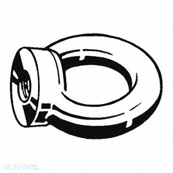 GRAINGER APPROVED Lift Eye Blt BkOx Stl M42-4.50 144mm 1PK, 38DJ62