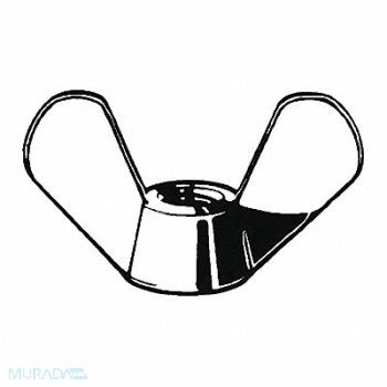 GRAINGER APPROVED WngNt Znc Stl 26x13mm M5-0.80 100PK, 38DK33