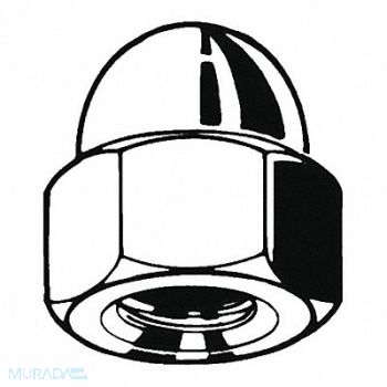 GRAINGER APPROVED CpNt HgCrn Znc Stl M10-1.50 18mm 50PK, 38DK43