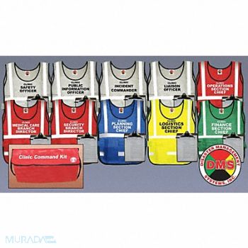 DISASTER MANAGEMENT SYSTEMS Safety Vest Assorted HCIC Universal, 38E599