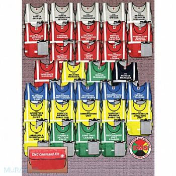 DISASTER MANAGEMENT SYSTEMS Safety Vest Assorted HCIC Universal, 38E605