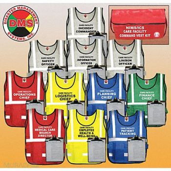 DISASTER MANAGEMENT SYSTEMS Safety Vest Assorted HCIC Universal, 38E607